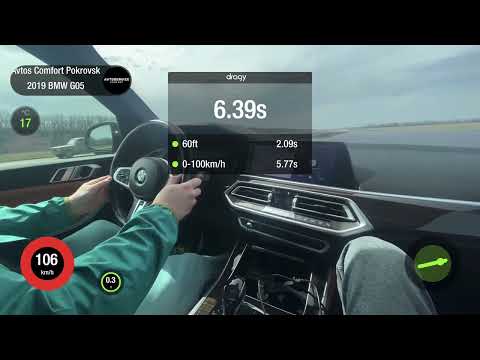 Thumbnail for Замер 0-100 км/ч 402м BMW X5 G05 40i Stok by BMW X5 (G05)