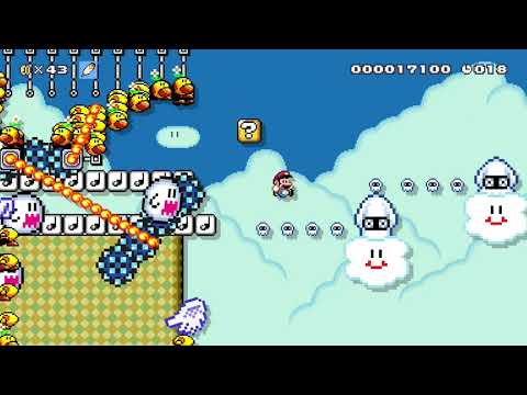 Super Mario Maker 2 - thx for 1000 hearts (keep run) by paul maker - No Commentary