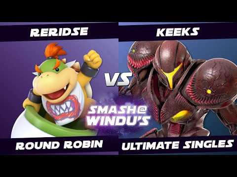 Smash @ Windu's 134 - reridse (Bowser Jr.) vs keeks (Dark Samus) - Round Robin SSBU