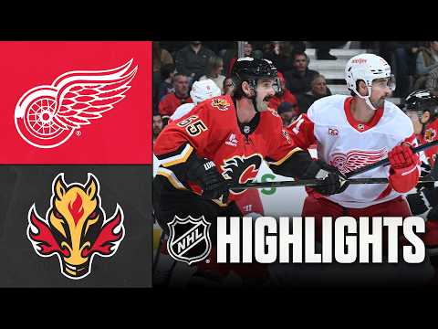 [NHL] 디트로이트 레드윙스 vs 캘거리 플레임스 하이라이트