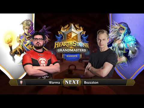 Warma vs Bozzzton | 2021 Hearthstone Grandmasters Europe | Top 8 | Season 1 | Week 4