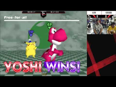 SSC 2017 - Alvin (Pikachu, Captain Falcon) Vs. Kurabba (Yoshi) SSB64 $10 Money Match