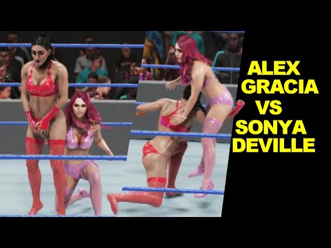 WWE 2K19 Sonya Deville vs Alex Gracia - Knockout Match