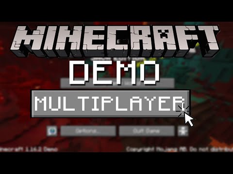 Baddley -  How to play MULTIPLAYER in MINECRAFT DEMO!  (tutorial)