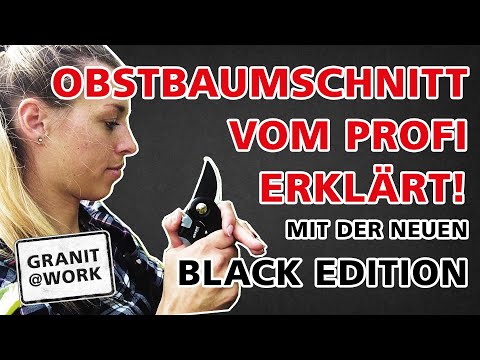 Obstbaumschnitt vom Profi erklärt / GRANIT Black Edition Garten & Forst Werkzeuge GRANIT@WORK