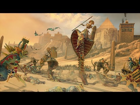 RETURN OF TOMB KINGS! EPIC TITANS! Total War Warhammer 2 RISE OF THE TOMB KINGS GAMEPLAY!