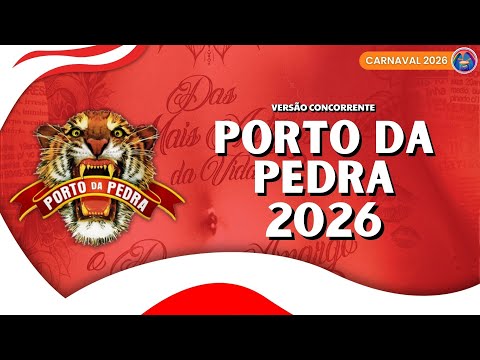 PORTO DA PEDRA 2026 | SAMBA OFICIAL | COM LETRA SIMULTÂNEA