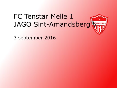 20160903 FC Tenstar Melle - Jago Sint-Amandsberg A