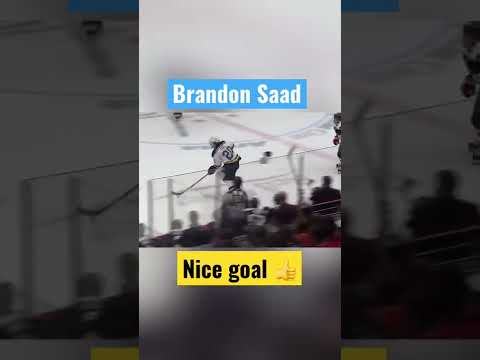 Brandon Saad does it all by himself 🤝 #nicegoal