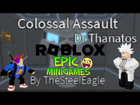 ROBLOX Epic Minigames Flee The Facility & Colossal Assault (Dr. Thanatos/Boss) Gameplay