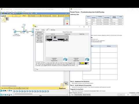 PKT 2.2.2.4 - Troubleshooting Inter-VLAN Routing