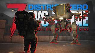 【7DTDMOD】荒れ地に蔓延る”超大型戦闘アンドロイド”とTier5建物を攻略せよ！「7DTD District Zero V3.2」実況プレイ #14