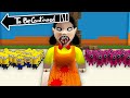 SQUID GAME SCARY DOLL in MINECRAFT vs MINIONS GREEN LIGHT RED LIGHT - Gameplay Movie 오징어 게임