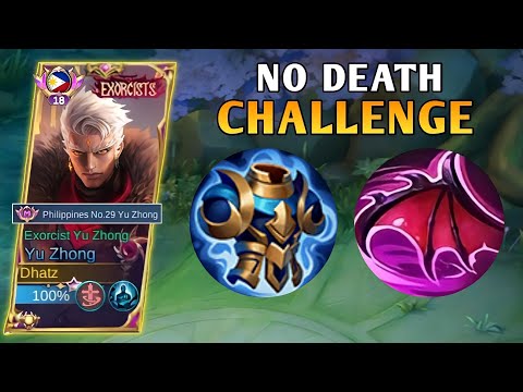 YU ZHONG NO DEATH CHALLENGE USING THIS NEWLY ADJUSTED DEFENSE ITEM BUILD
