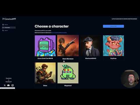 ConsciousNFT - Backdrop Build
