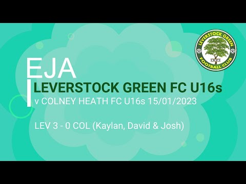 Leverstock Green FC U16s v Colney Heath FC U16s, EJA, 15th January 2023