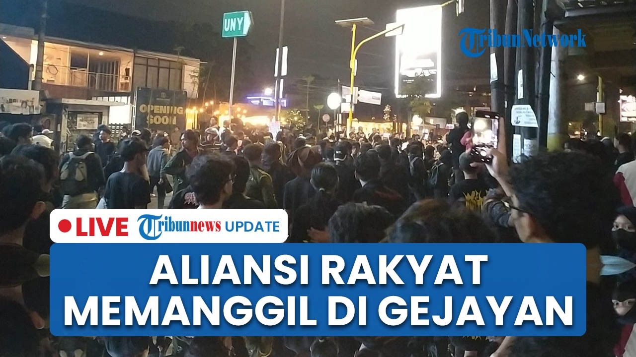 LIVE: Ojol hingga Mahasiswa Gelar "Rakyat Memanggil" di Gejayan Sleman, Desak Prabowo-Gibran Mundur