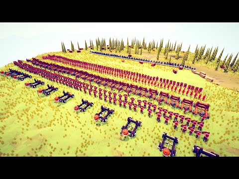 80x POLICE vs ALL FACTION - Totally Accurate Battle Simulator TABS