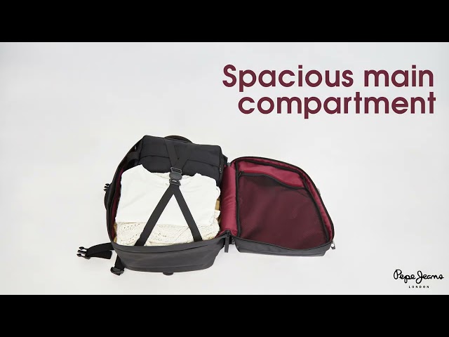 Vídeo relacionado con Pepe Jeans Celine Neceser Azul 26x16x12 cms Poliéster con Detalles en Piel Sintética by Joumma Bags