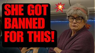 She was Banned from the Airline for this...🫡😳😳✈️