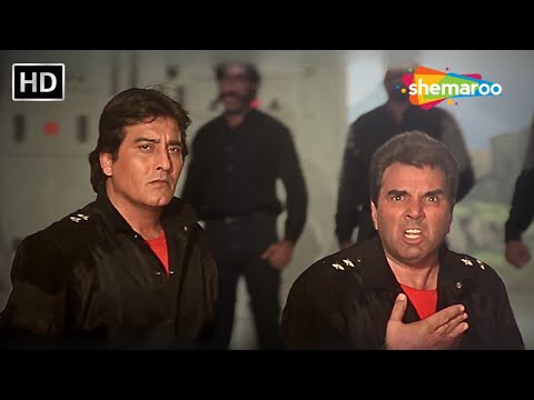 Dharmendra & Vinod Khanna - Best Action Scene - FARISHTAY (HD)