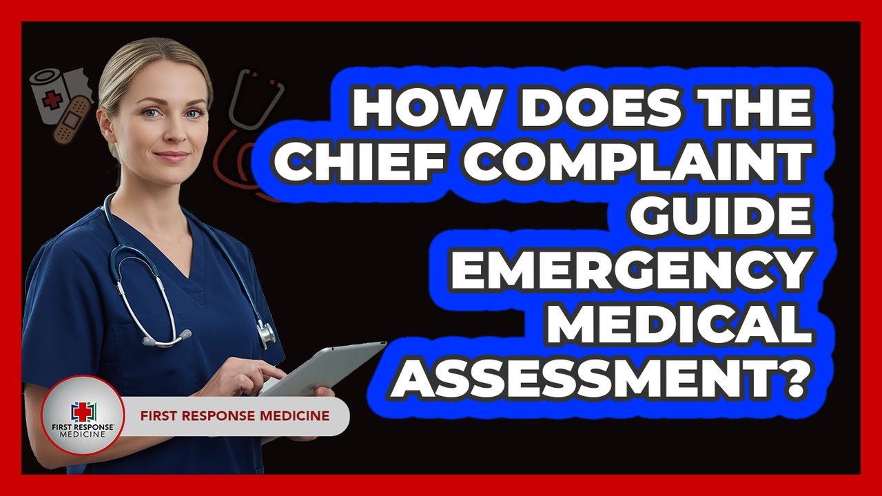 How Does The Chief Complaint Guide Emergency Medical Assessment? - First Response Medicine