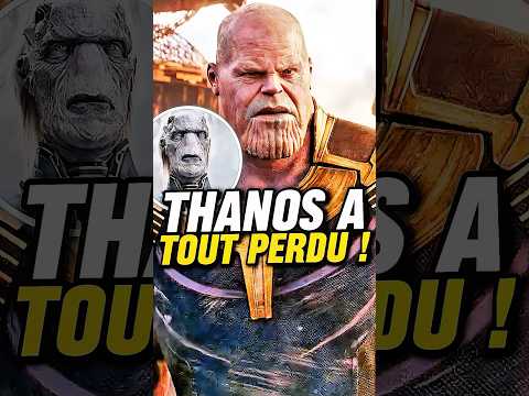 La tragédie secrète derrière le pouvoir de THANOS ! 👀 #marvel #mcu #thanos #avengers #comics