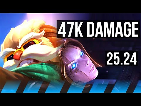 CORKI vs ORIANNA (MID) | 47K damage | KR Master | 25.24