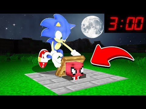 GECE 3'TE SONİC BANA TUZAK KURDU! 😱 - Minecraft