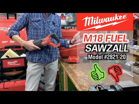 Milwaukee M18 FUEL SAWZALL 2821-20 Review (Gen 2 BEAST!)