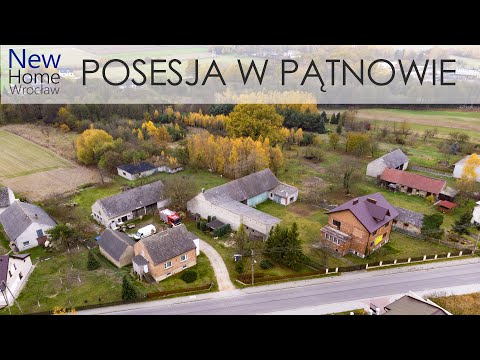 Posesja pod Wieluniem w Pątnowie - Ujęcia z Powietrza