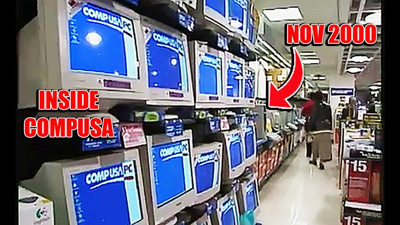  You’re Inside CompUSA in NYC (Real November 2000 Footage) - YouTube