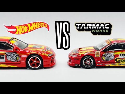 HOT WHEELS VS TARMAC WORKS - Nissan Silvia S15 Manufacturer Comparison