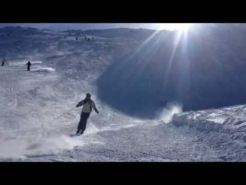 Skiing Davos Weissfluhgipfel