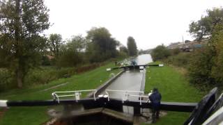 preview picture of video 'Blocked Byway, Old Sign and Canal Lock Operation'