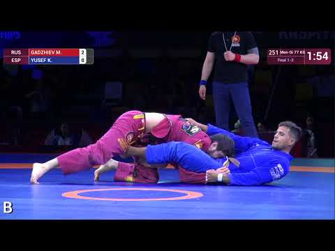 GOLD Men-Gi - 77 kg: M. GADZHIEV (RUS) v. K. YUSEF (ESP)
