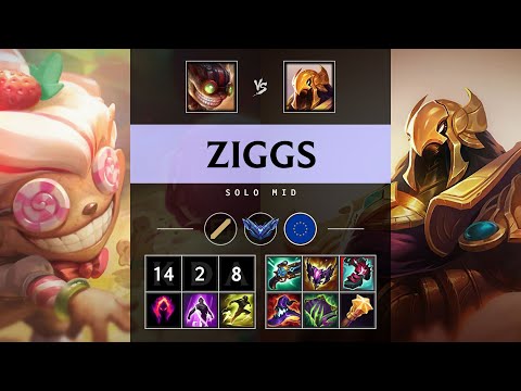 Ziggs Mid vs Azir - EUW Diamond Patch 25.20