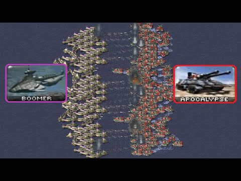 Boomer vs Apocalypse - Same Cost - Red Alert 2