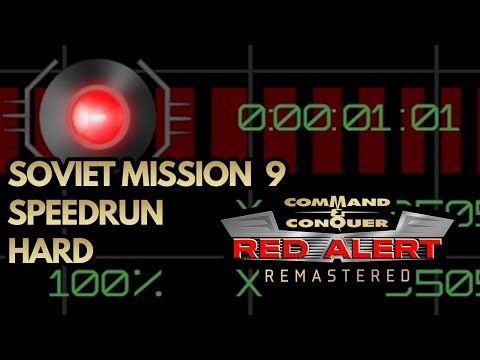 (Updated!) Red Alert Remastered Speedrun (Hard)  - Soviet Mission 9 - Liability Elimination