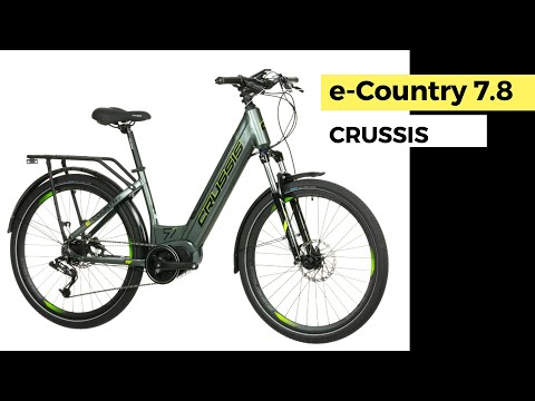 Crussis e-Country 7.8 📍 mestský elektrobicykel-dojazd 150km | Bafang + Panasonic | Sr suntour | sram