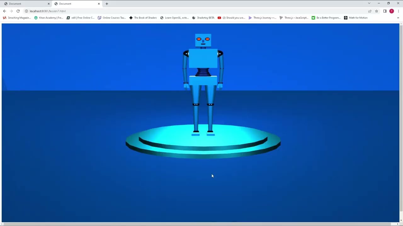 Three.js tutorial: Highlight selected object