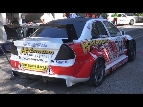 Hillclimb Starts at Verzegnis 2017 - LOUD Launches & Full Throttle Accelerations SOUND!