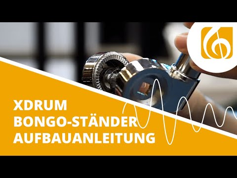 XDrum Bongo-Ständer Pro - Aufbauanleitung