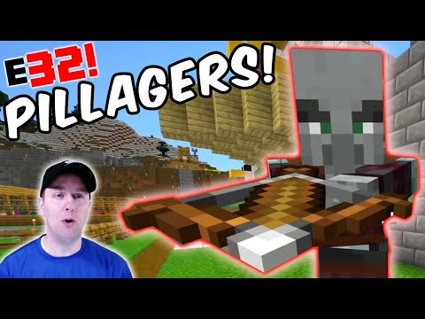 SQRL Stampede Plays Minecraft Episode 32 Pillagers Attack!