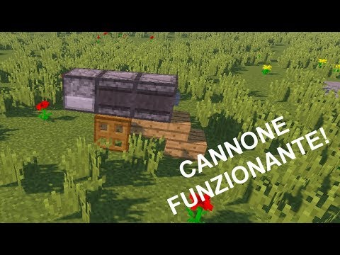[MINECRAFT ITA] Come fare un CANNONE di FIREBALL funzionante!