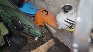 making a Tomahawk out of railroad spike