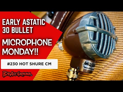 Best Blues Harmonica Microphones | Early Vintage Astatic Bullet Mic - Microphone Monday 230