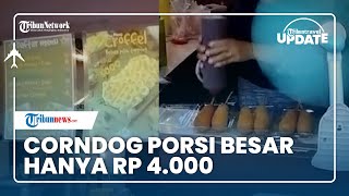 Kuliner Kekinian di Palembang, Ada Corndog Porsi Besar yang Dijual Seharga Rp 4.000
