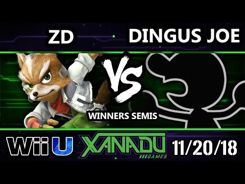 S@X 277 Smash 4 - Demise | ZD (Fox) Vs. Dingus Joe (Game and Watch) Wii U Winners Semis