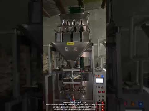 grains packing machine with weighing system